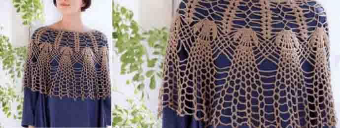 Le poncho Cléopâtre au crochet