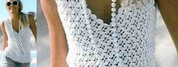 Indémodable Débardeur au crochet