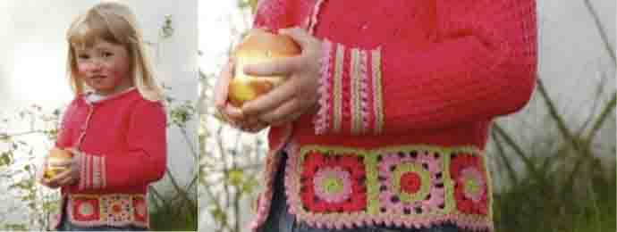 Le cardigan Sweet Berry pour nos princesses