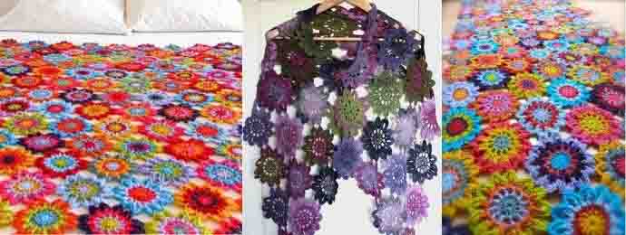 Les fleurs japonaises au crochet