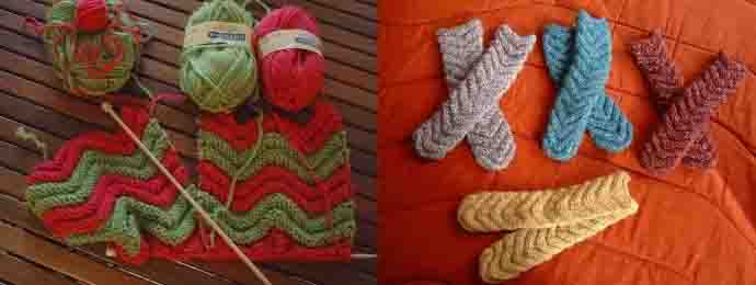 Des chaussettes femme au tricot
