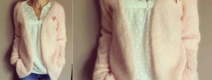 Le cardigan femme hiver