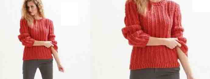Modèle de pull à tricoter avec explication