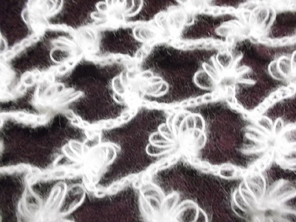 Au crochet une fleur en point de dentelle