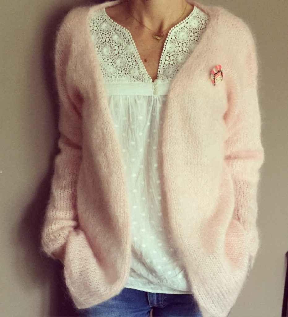 Le cardigan femme hiver