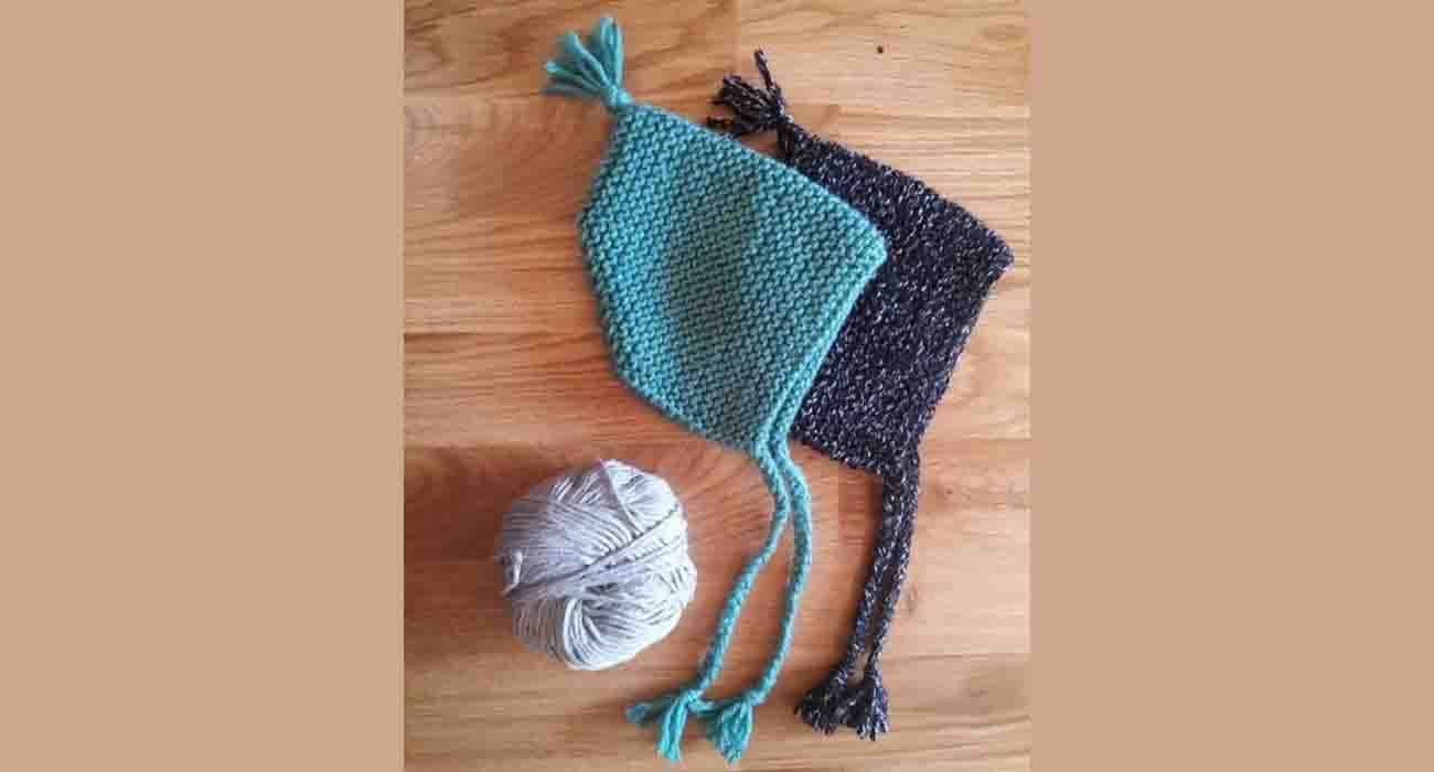 Au crochet un bonnet naissance modèle