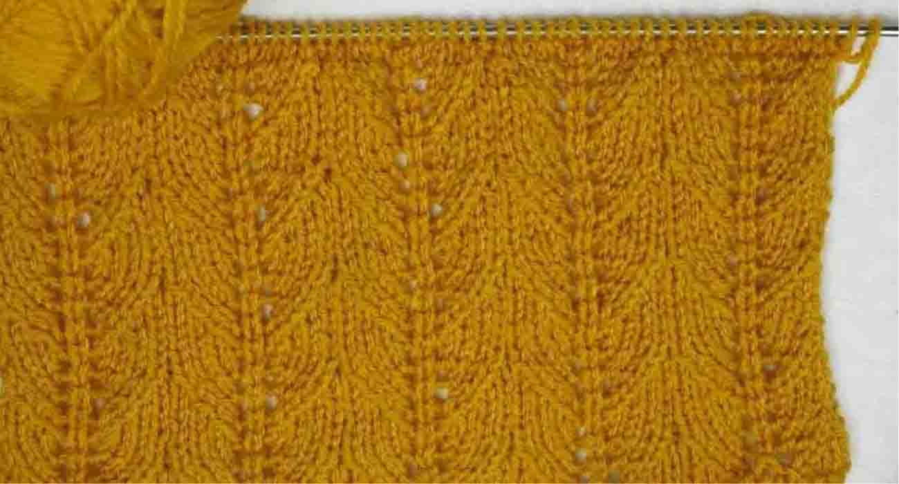 Point tricot fantaisie facile