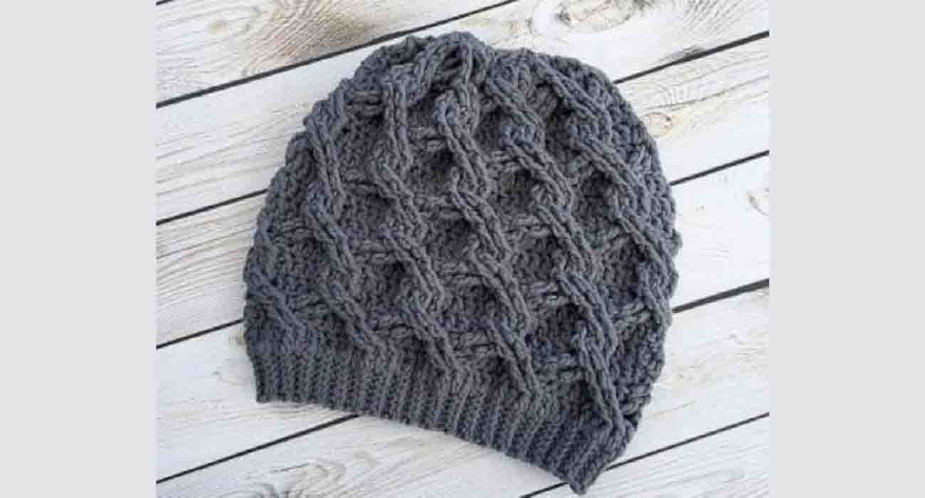 Un bonnet au crochet hiver