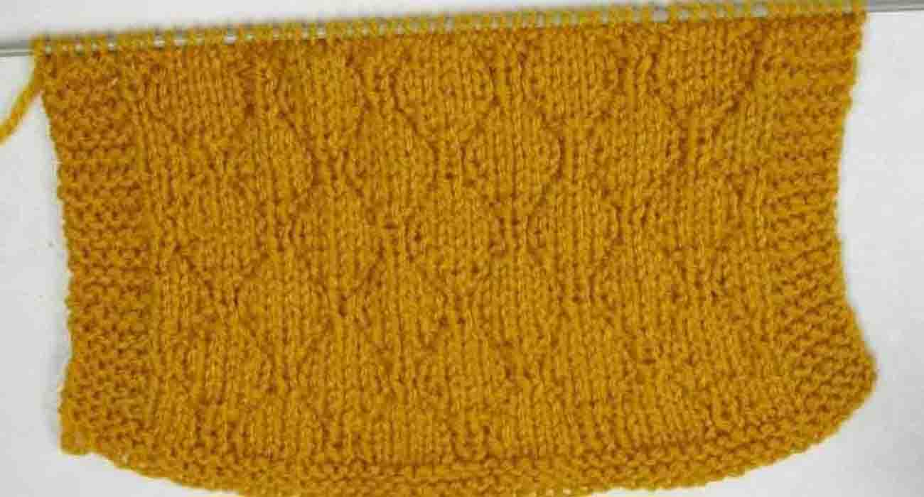 Point tricot fantaisie