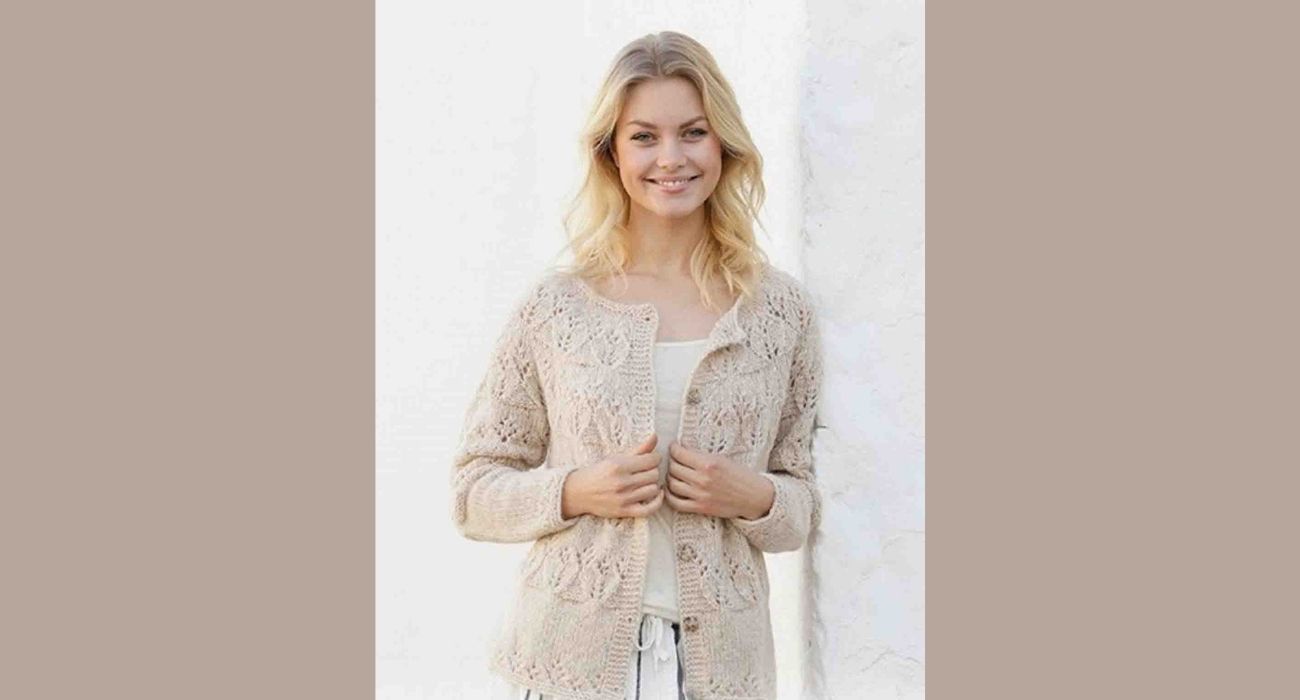 Un gilet maille pour femme