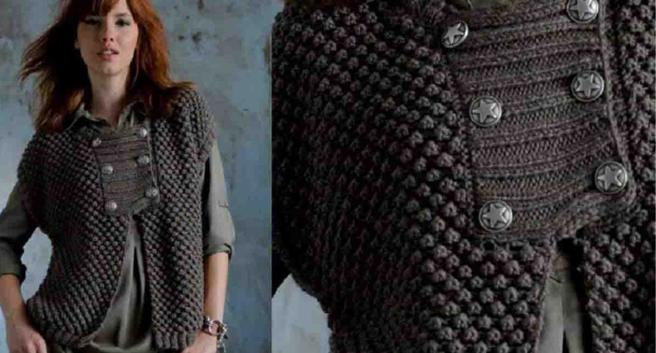 Une veste facile et rapide pour femme