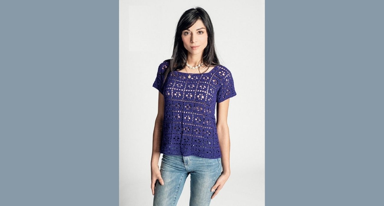 Pull d'été crochet femme gratuit