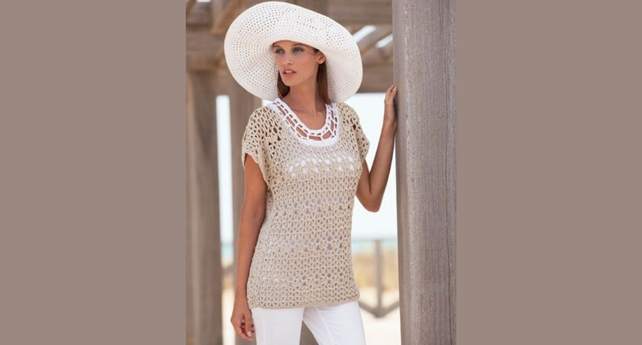 Top crochet modèle gratuit