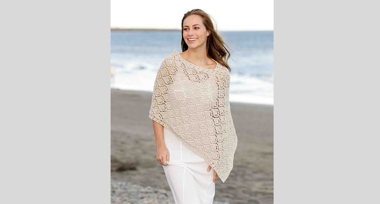 Tricoter un poncho facile gratuit