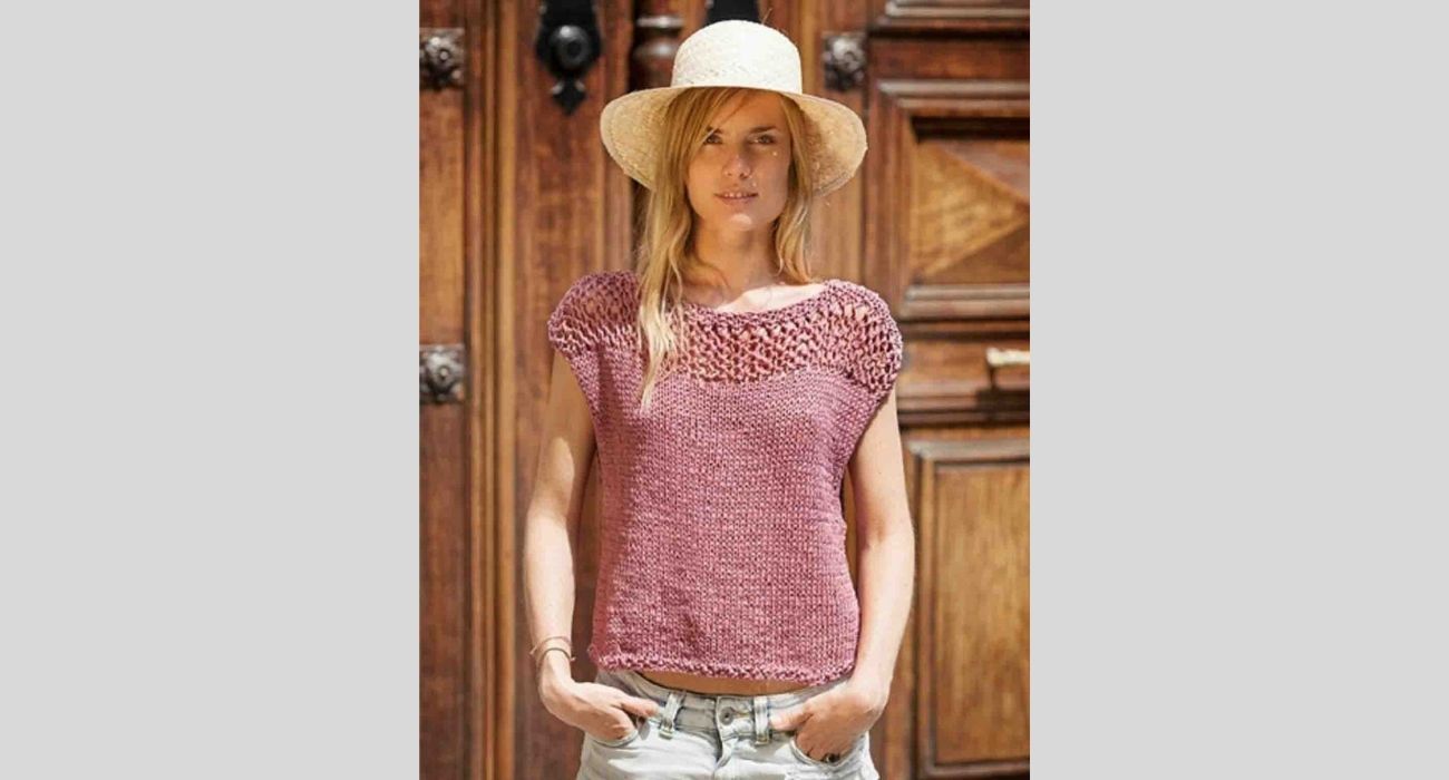 Tricoter un pull d'été sans modèle