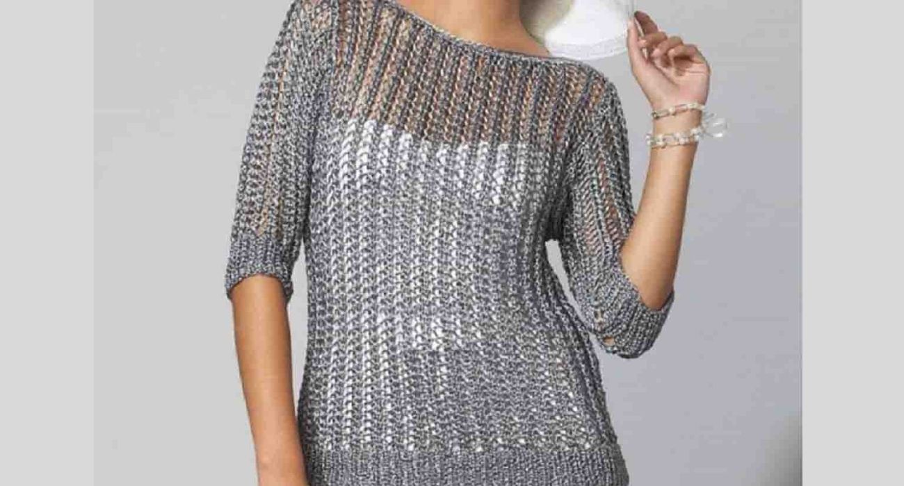 Modèle de pull au tricot été