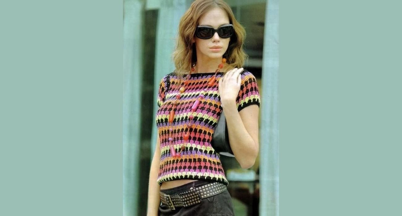 Haut femme original au crochet
