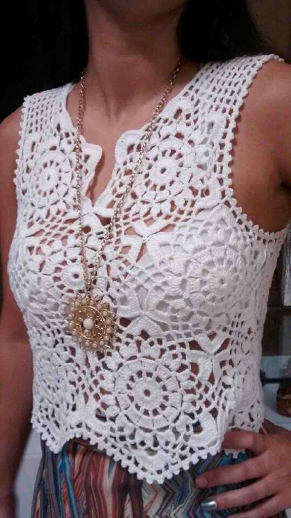 easy crochet crop top