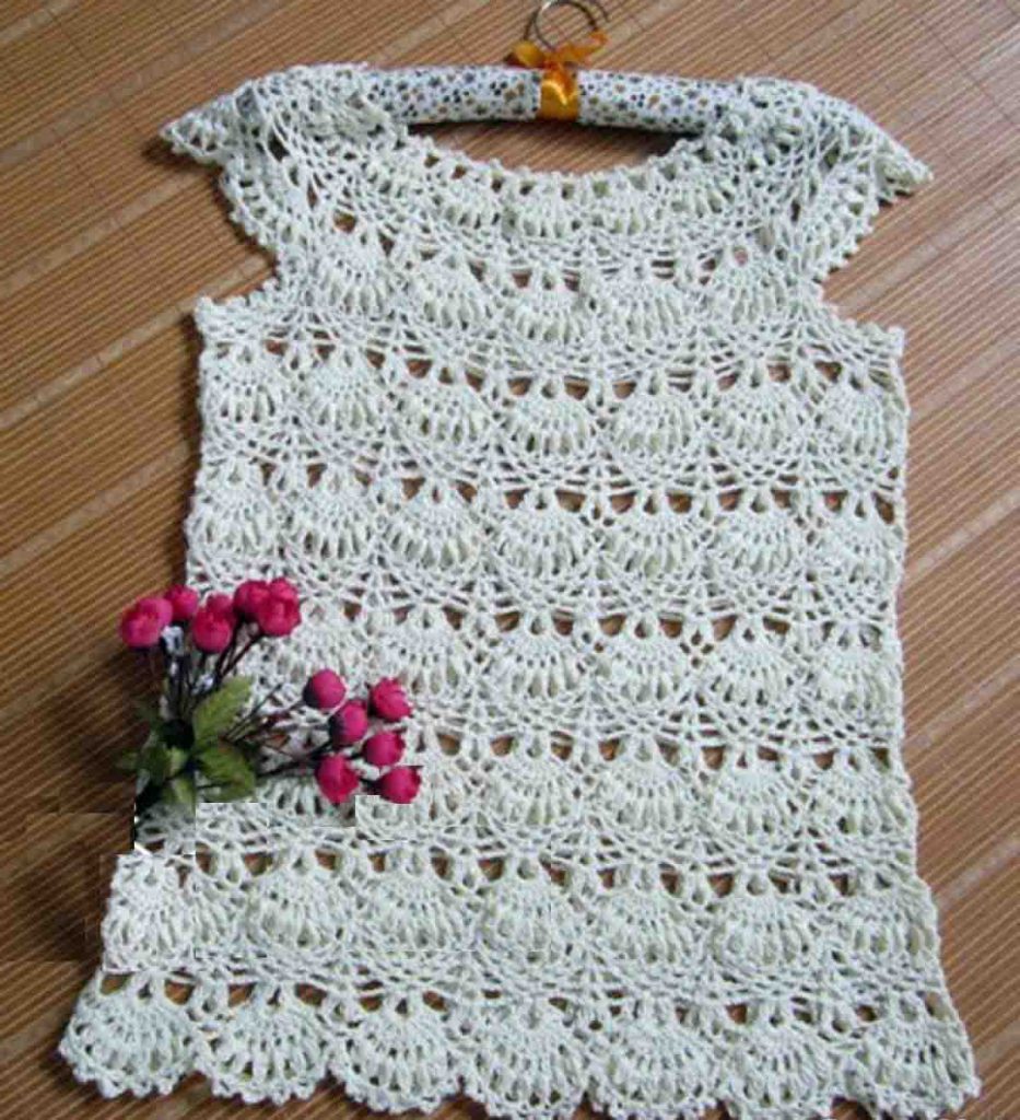 Blouse crochet chic