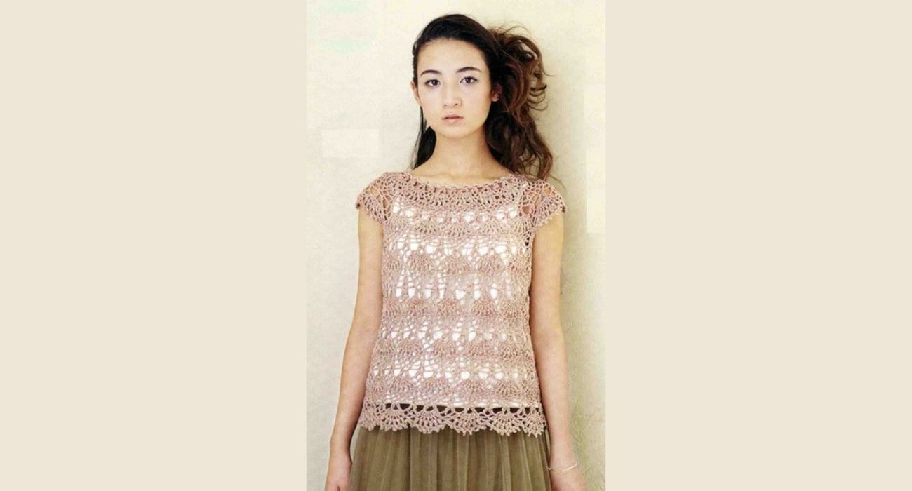 Blouse crochet chic