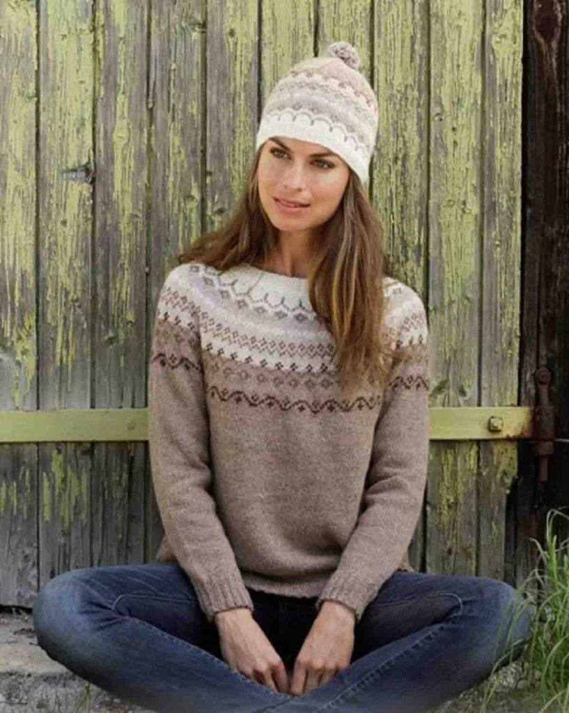 Pull islandais simple et facile à tricoter