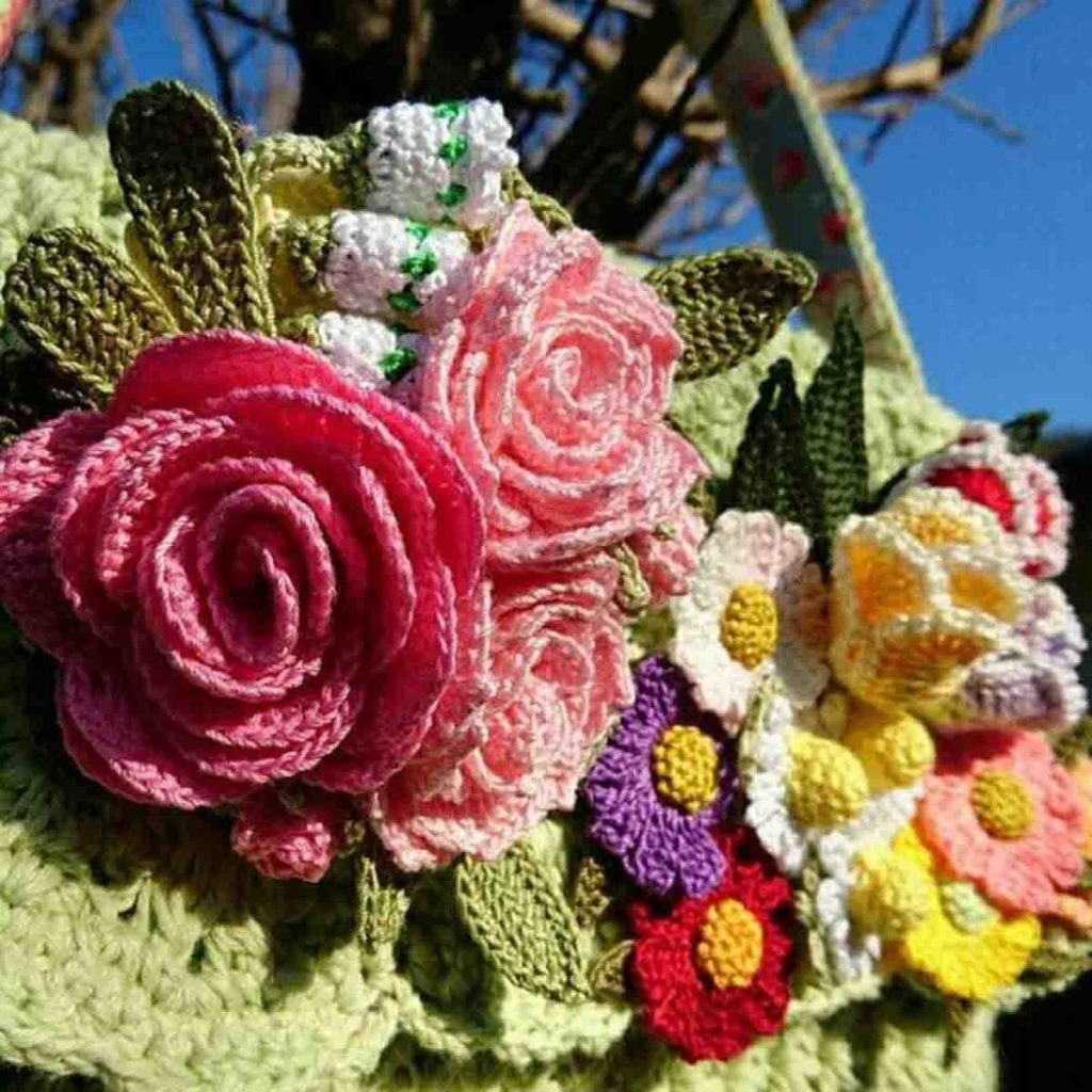 fleurs en crochet