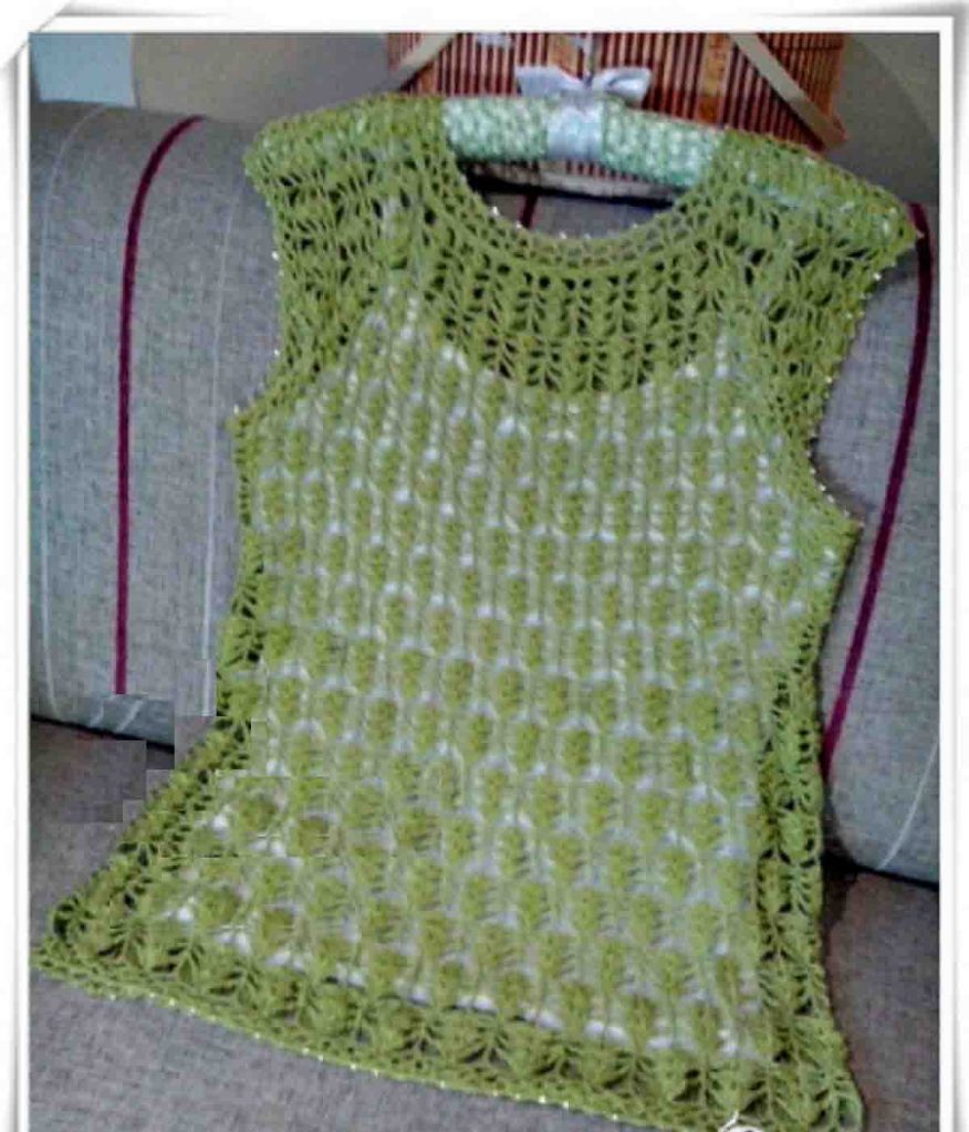 Une tunique d'été au crochet