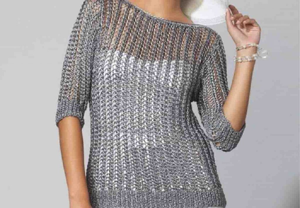 Veste au tricot facile femme