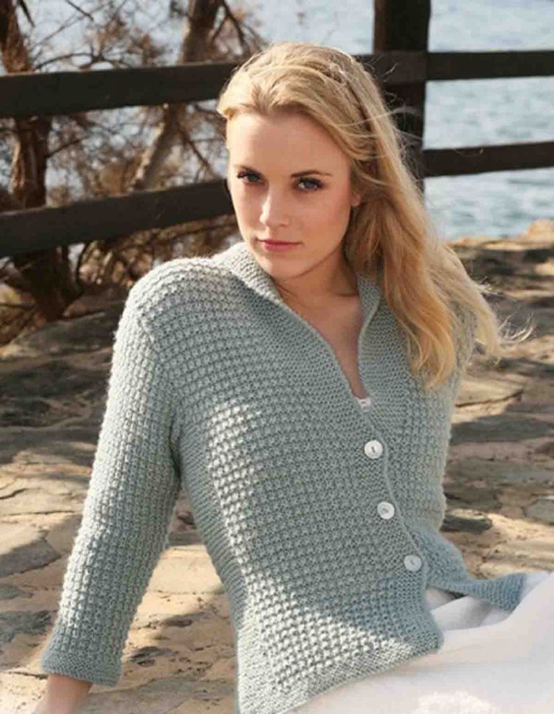 au tricot blazer femme
