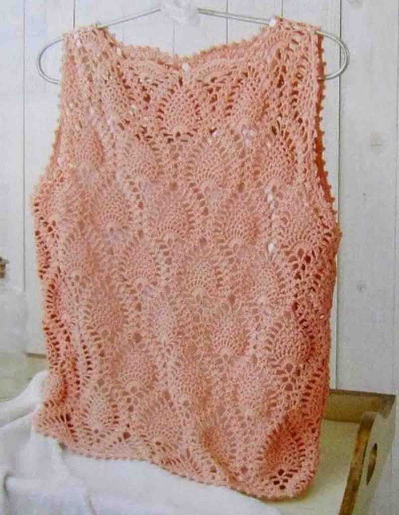 Summer crop top crochet