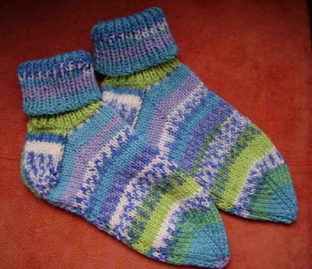 Chaussette en tricot facile