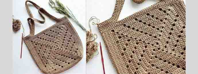 Modèle gratuit de sac au crochet