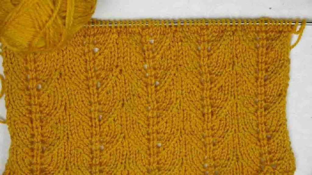 Point tricot fantaisie facile