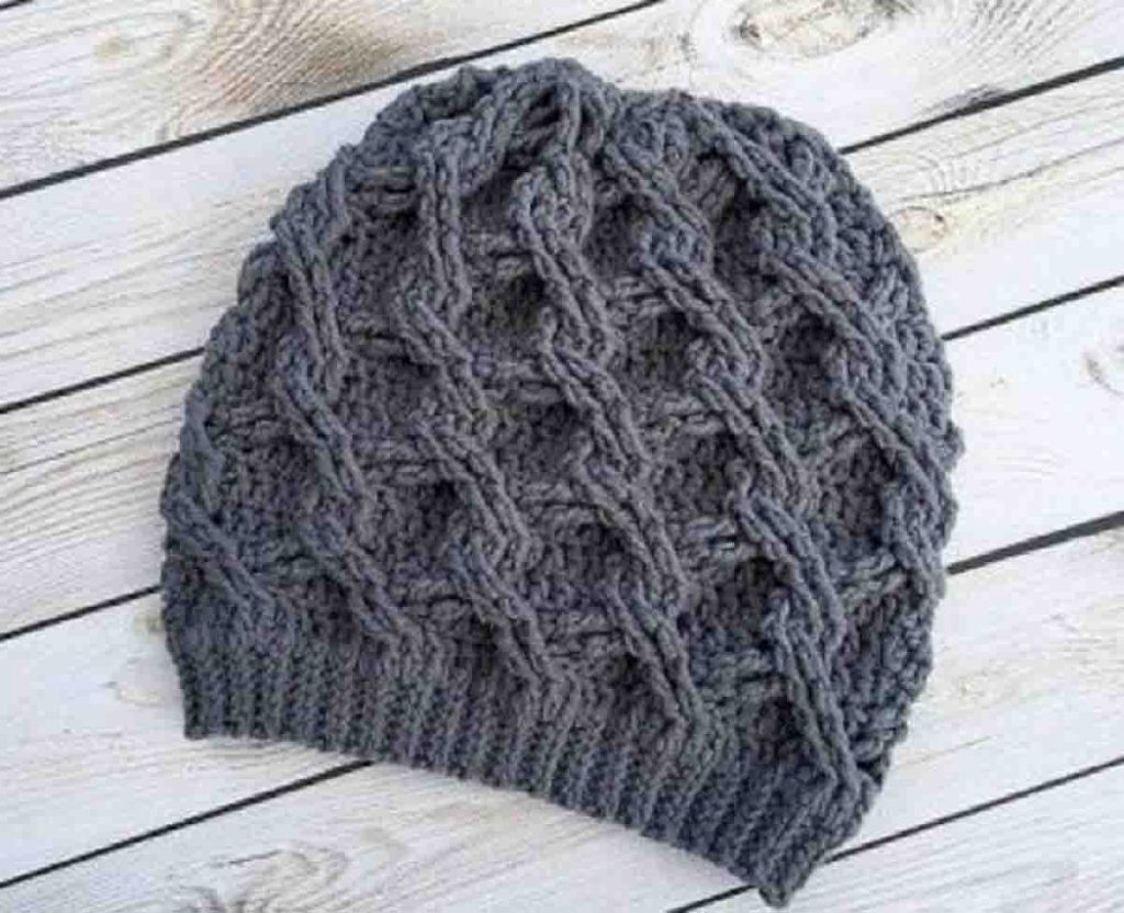 Un bonnet au crochet hiver