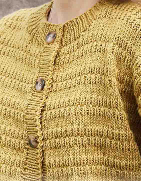 Un modèle tricot gilet femme gratuit