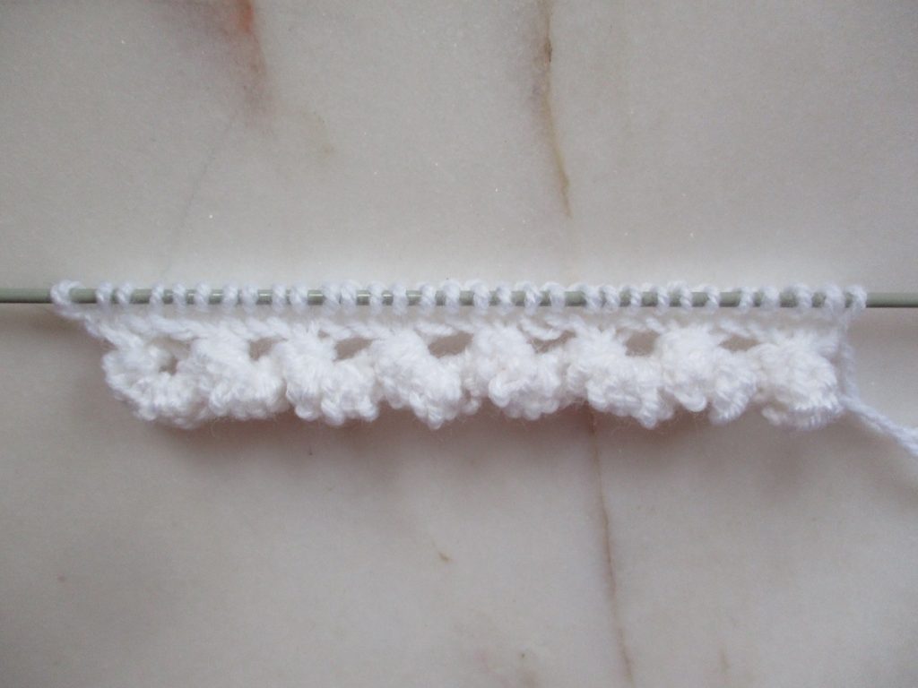 Un point fantaisie au tricot