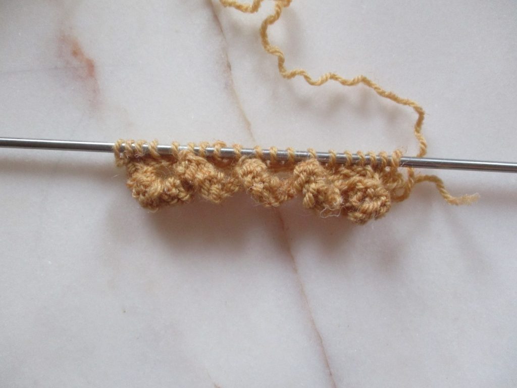 Un point fantaisie au tricot