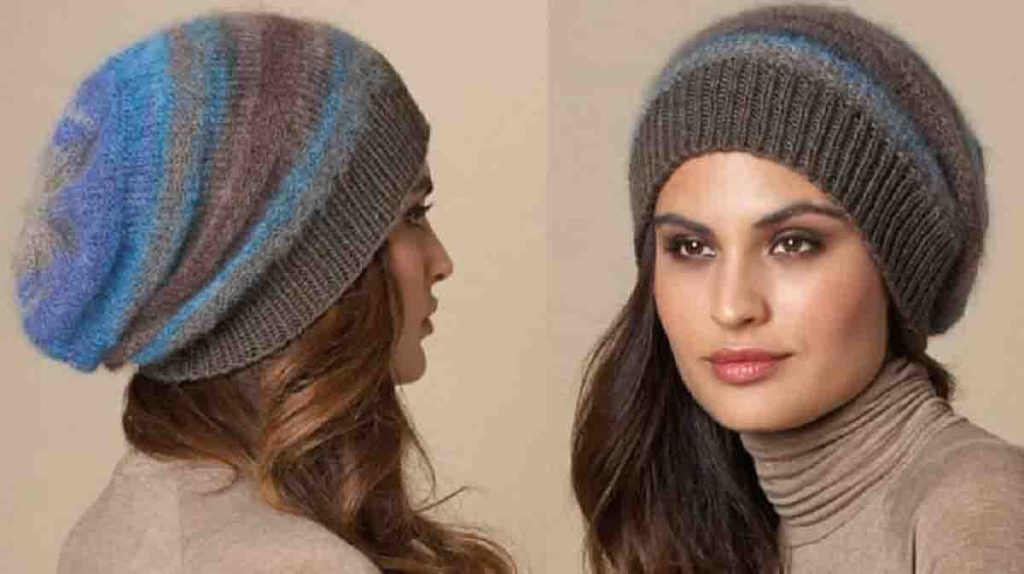 Un bonnet long femme hiver