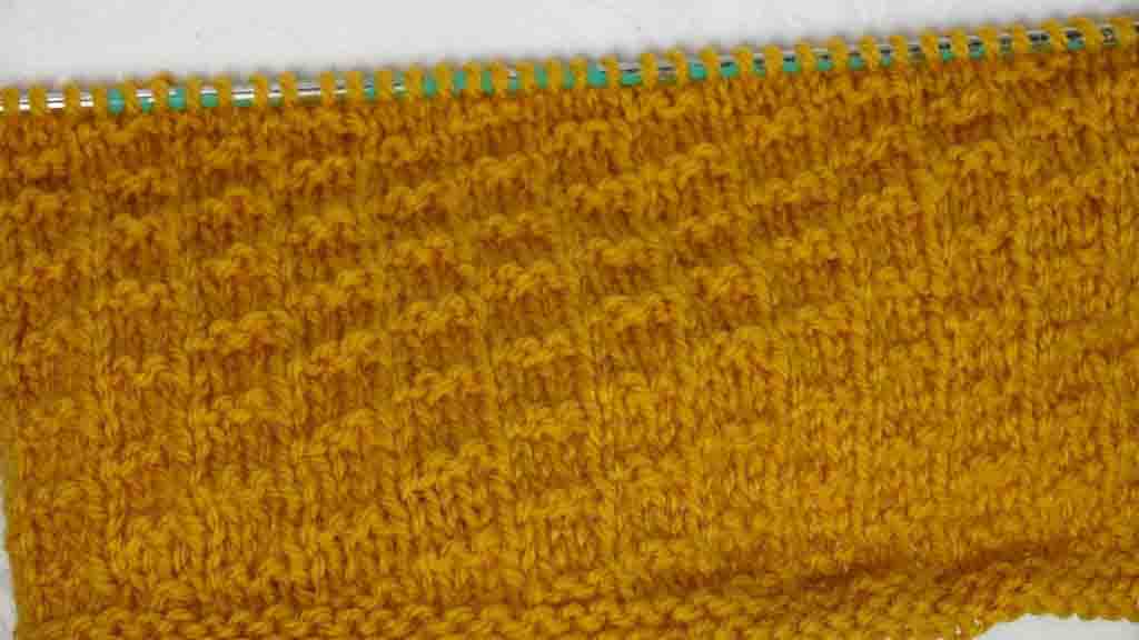Un joli point tricot fantaisie facile