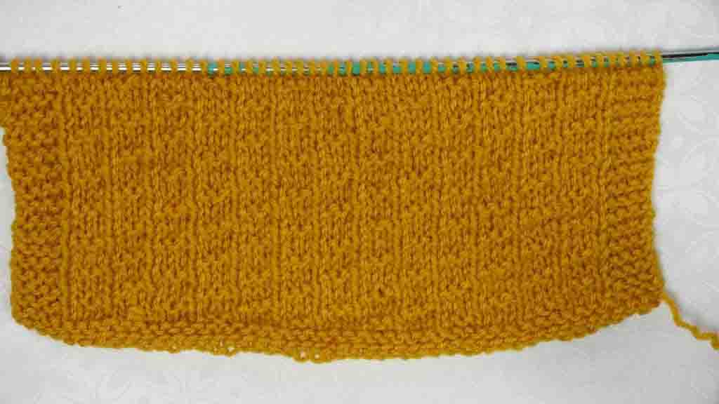 Un joli point tricot fantaisie facile