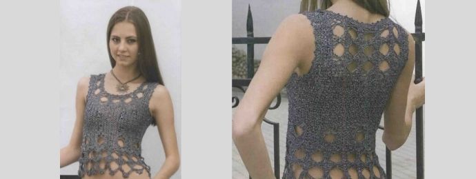 Pull d'été au crochet