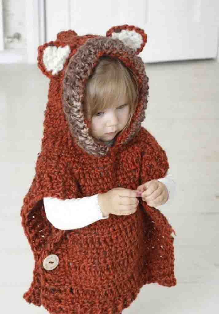 Le poncho de ma petite princesse partie 1