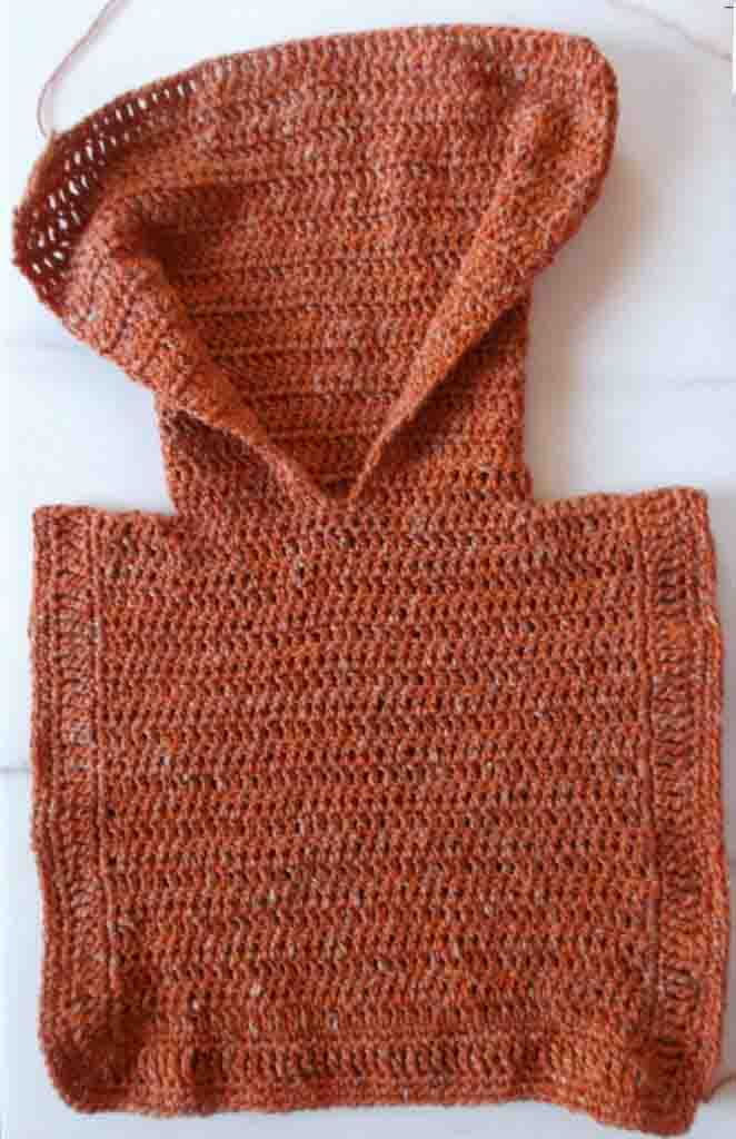 Le poncho de ma petite princesse partie 1