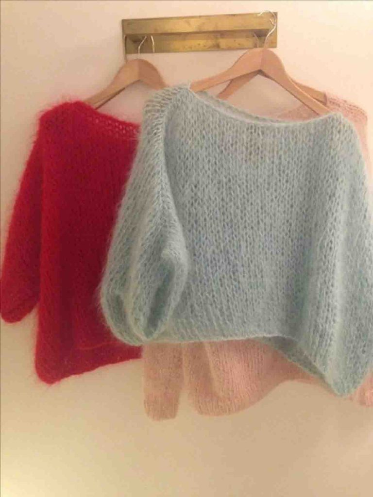 Le pull je suis à l'aise au tricot