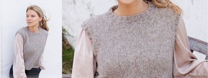 Pull sans manche long facile et rapide