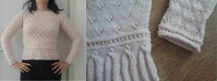 Pull vintage très chic