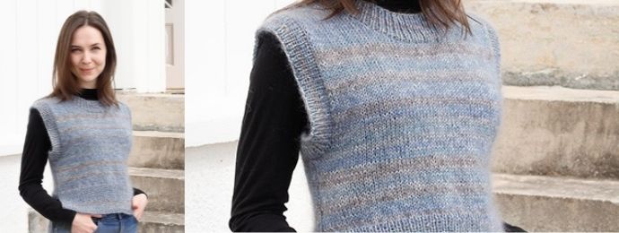 Pull sans manche vinted