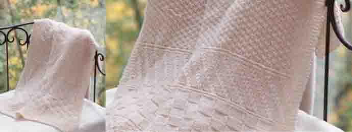 Couverture au tricot