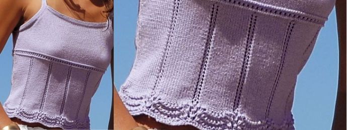 Au tricot un t-shirt femme