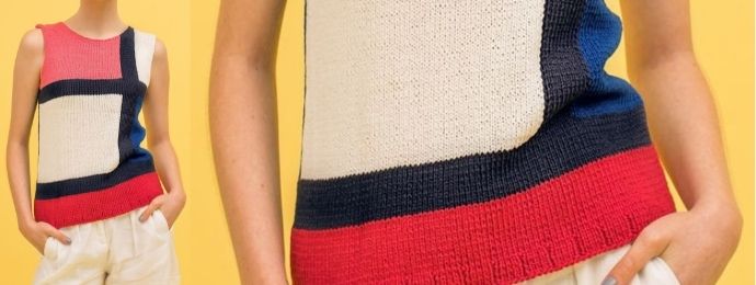 Le pull à blocs